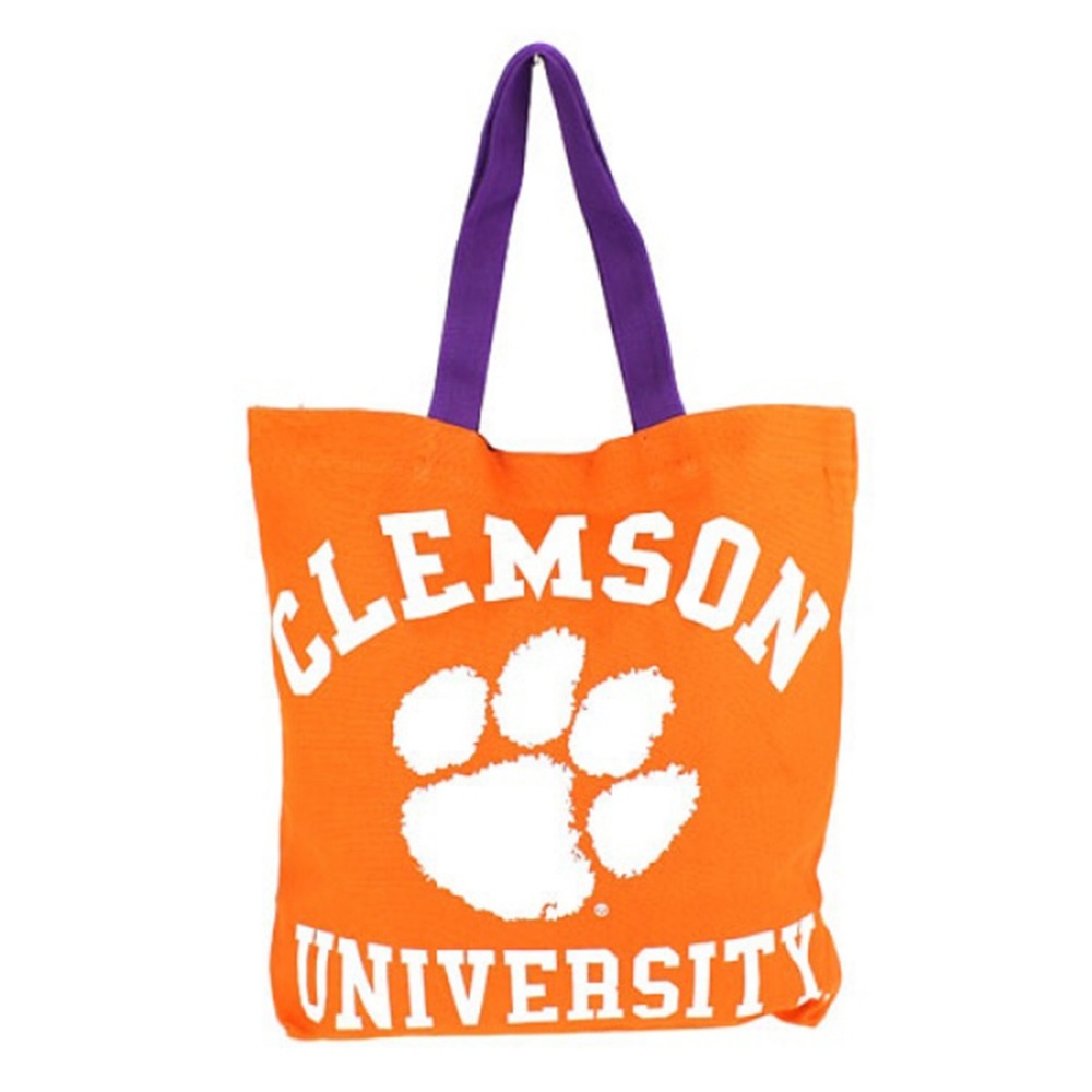 Clemson University Tigers Tote Bag Orange